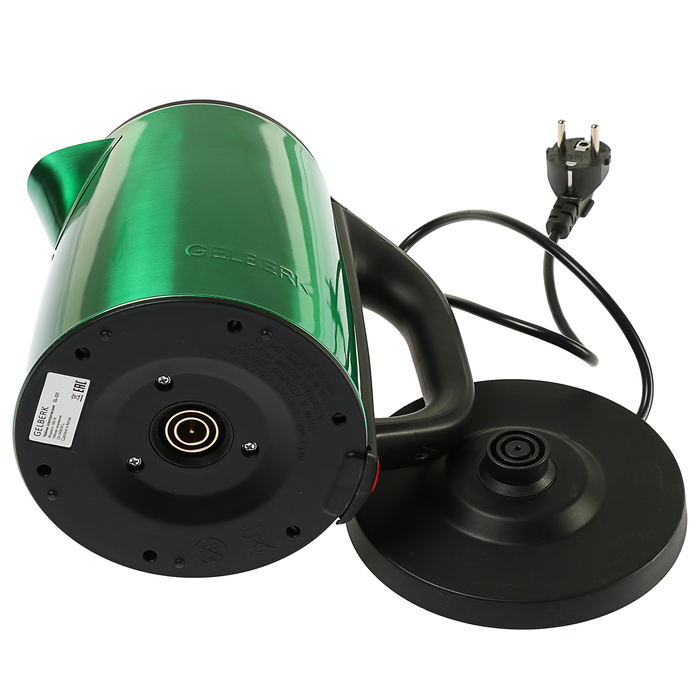 Чайник электрический GELBERK GL-323, 1500 Вт, 2 л, зеленый