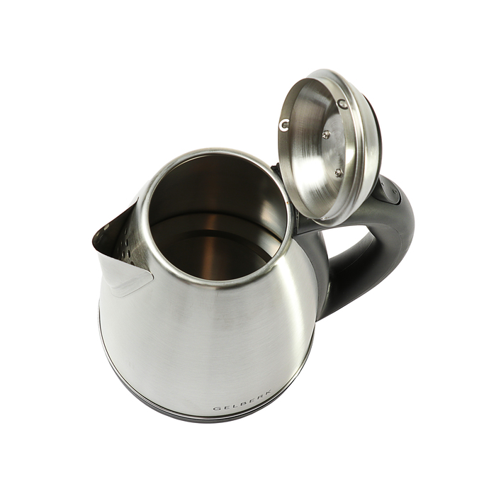 Чайник электрический GELBERK GL-325, 2000 Вт, 2 л, серебристый