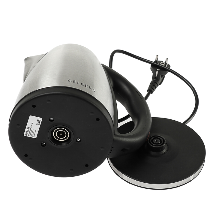 Чайник электрический GELBERK GL-325, 2000 Вт, 2 л, серебристый