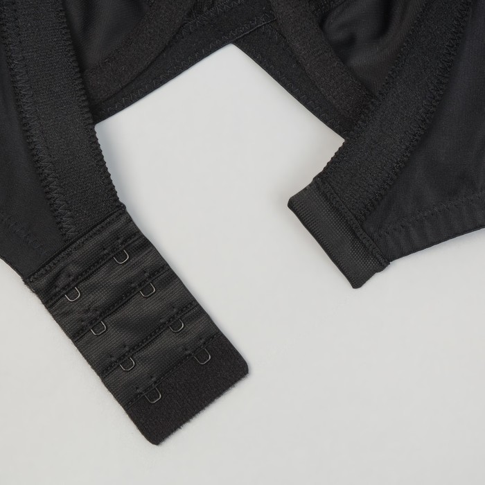 Бюстгальтер женский, цвет чёрный, размер 90E