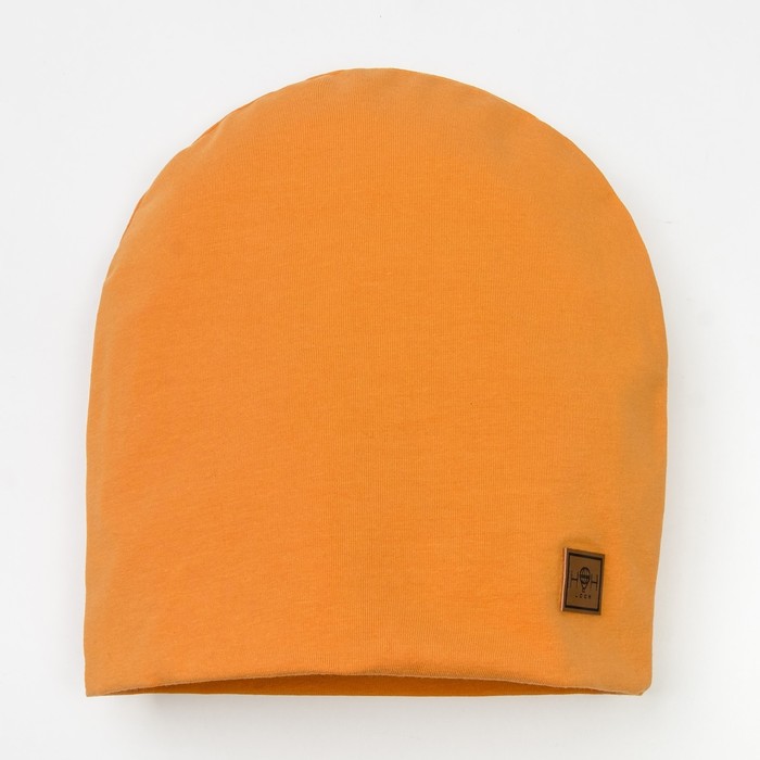 Двухслойная шапка, горчица, (НФ-00022544), р-р 46-50 см