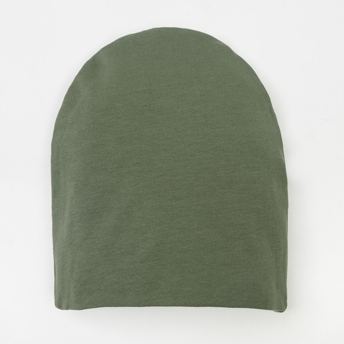 Двухслойная шапка 16, (НФ-00022679), хаки, р-р 46-50 см