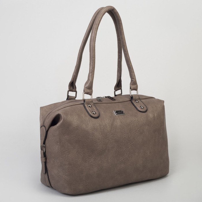 Сумка женская, отдел на молнии, наружный карман, цвет хаки