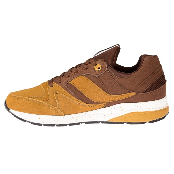 Кроссовки мужские Sigma арт. S18607TY, цвет коричневый, желтый, размер 45