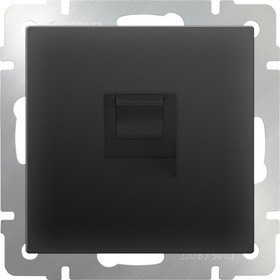 Розетка Ethernet RJ-45  WL08-RJ-45, цвет черный