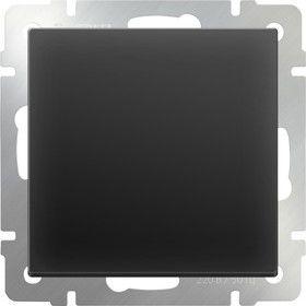 Выключатель одноклавишный  WL08-SW-1G, цвет черный