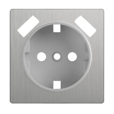 Накладка для розетки USB WL09-USB-CP, цвет cеребряный