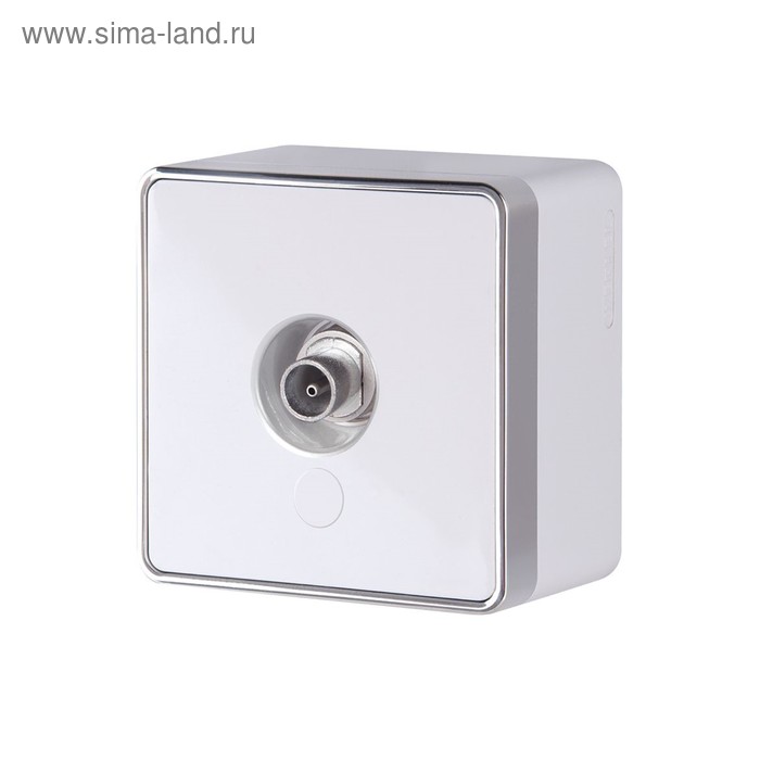 

ТВ-розетка оконечная Gallant WL15-21-01-white, цвет белый