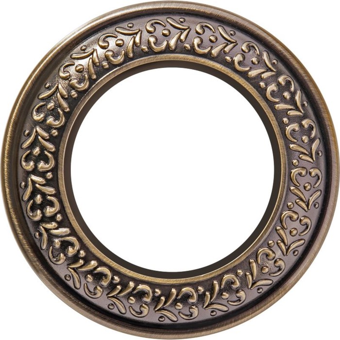 Рамка на 1 пост WL70-frame-01, цвет бронза