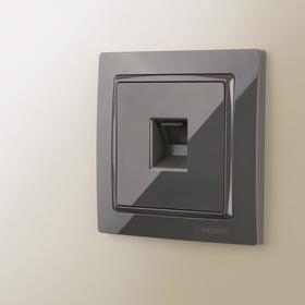 

Телефонная розетка RJ-11 WL07-RJ-11, цвет серо-коричневый