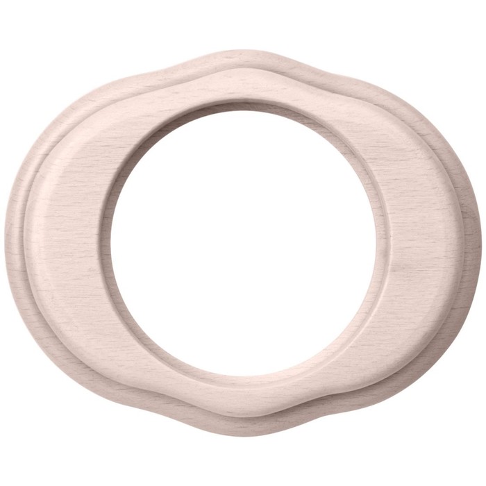 Рамка на 1 пост WL20-frame-01, цвет беленый дуб