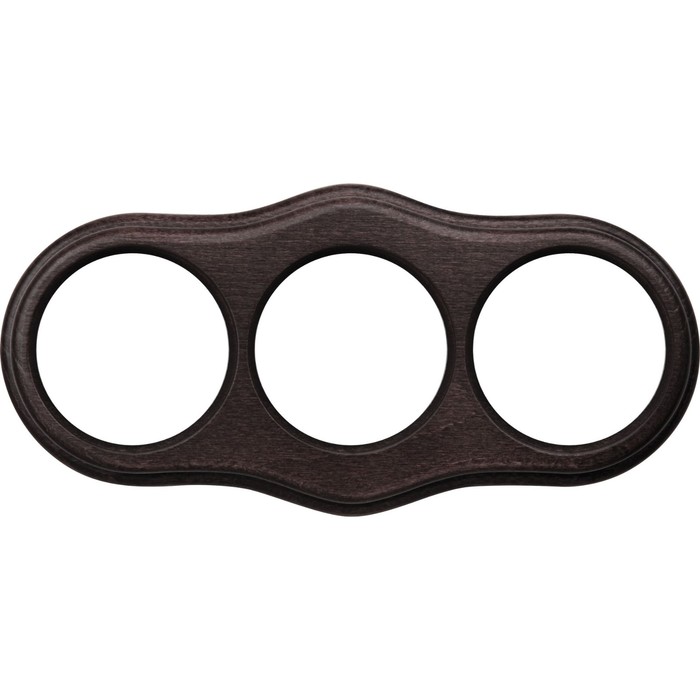 Рамка на 3 поста WL20-frame-03, цвет венге