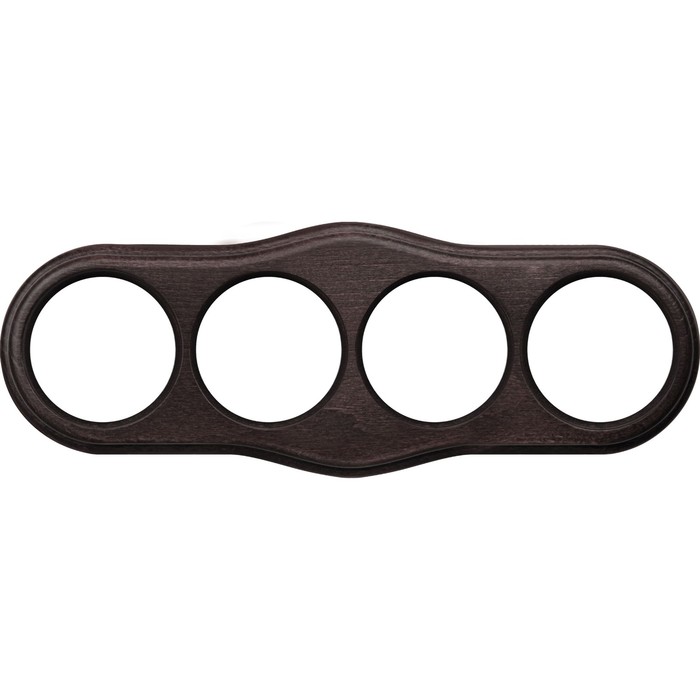 Рамка на 4 поста WL20-frame-04, цвет венге