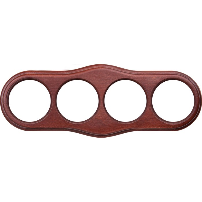 Рамка на 4 поста WL20-frame-04, цвет итальянский орех