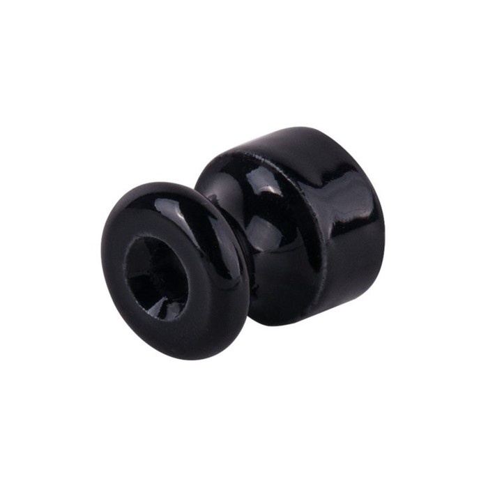 Изолятор WL18-17-01, цвет черный, ретро, 10 шт