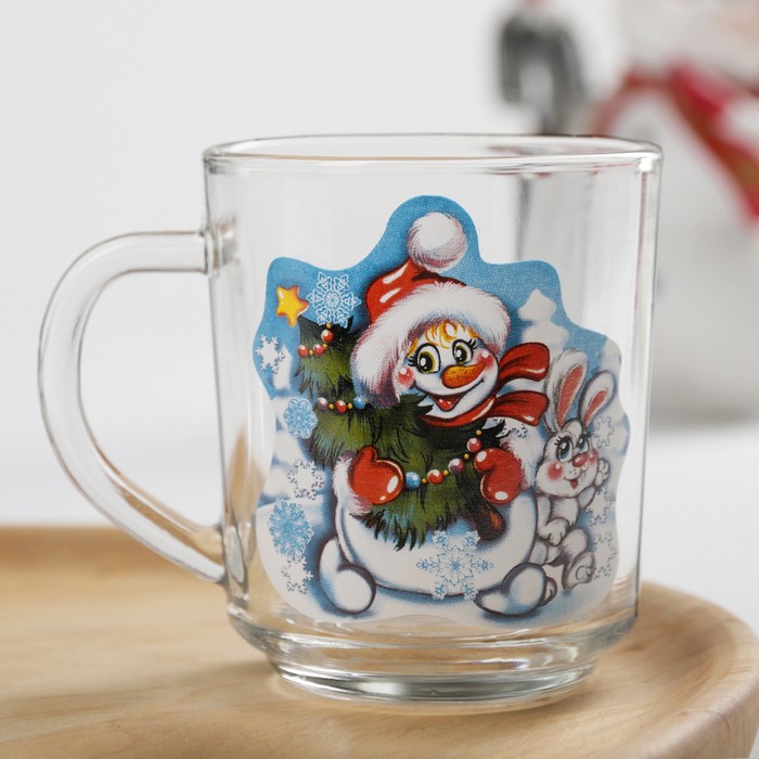 Кружка "Новый год" 220 мл МИКС
