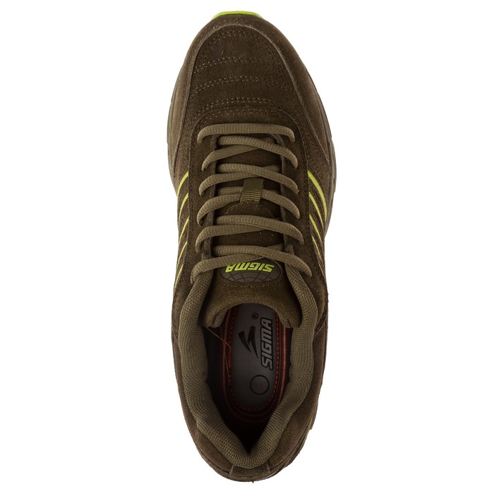 Кроссовки мужские Sigma арт. 32603F-1, цвет тёмно-зеленый, размер 46