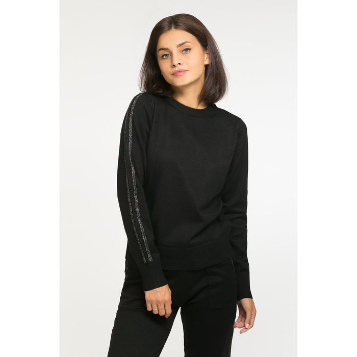 Костюм женский трикотажный MINAKU "Блеск", размер универсальный, цвет чёрный