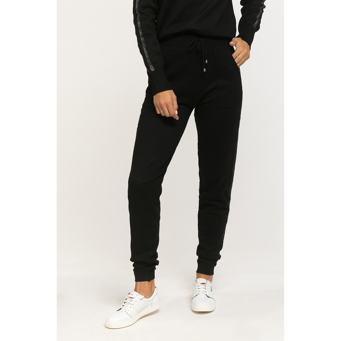 Костюм женский трикотажный MINAKU "Блеск", размер универсальный, цвет чёрный