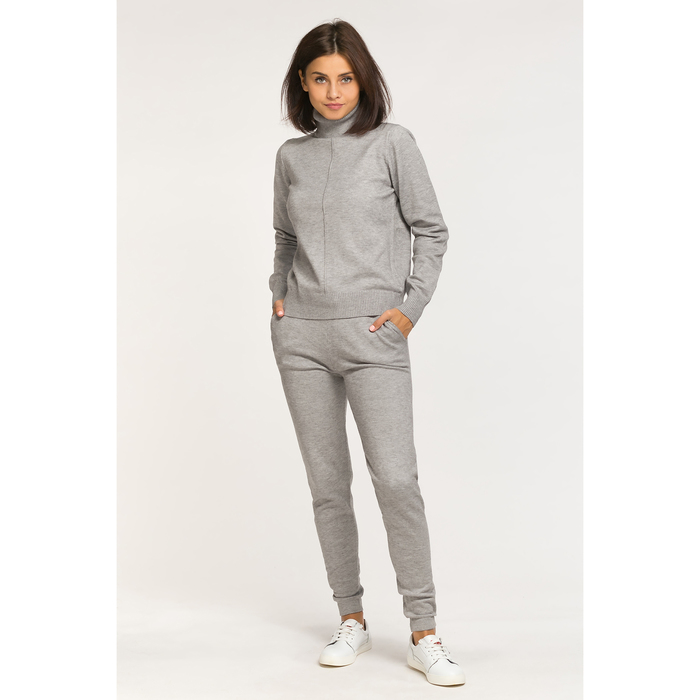 Костюм женский трикотажный MINAKU "Классика", размер универсальный, цвет серый
