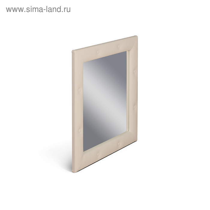 

Зеркало «Алеро» квадратное, 855×855 мм, экокожа, цвет nice beige