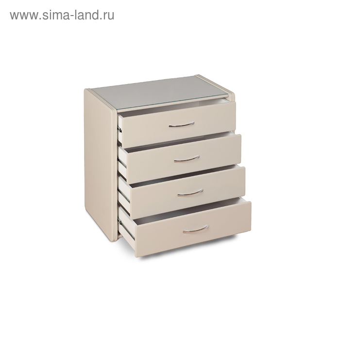 

Комод «Алеро», 4 ящика, 848×527×887 мм, экокожа, цвет nice beige