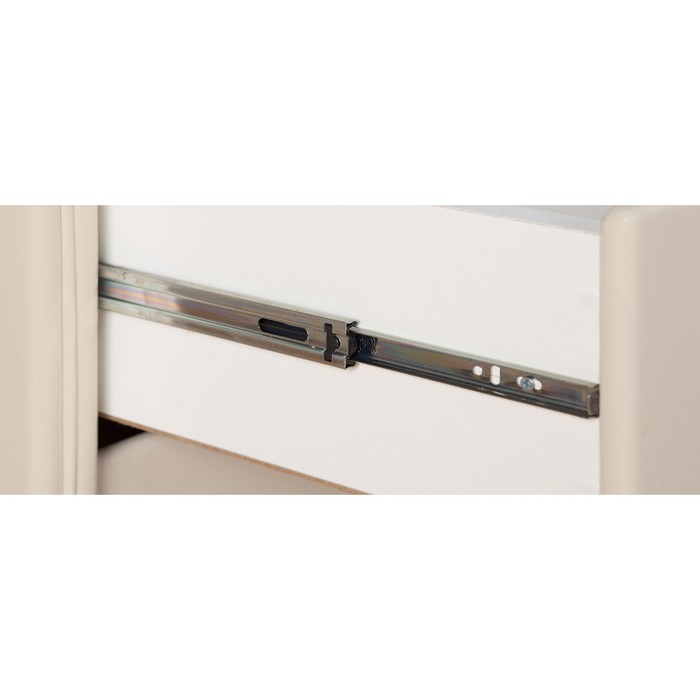 Комод «Алеро», 4 ящика, 84,8 × 52,7 × 88,7 см, экокожа, цвет бежевый