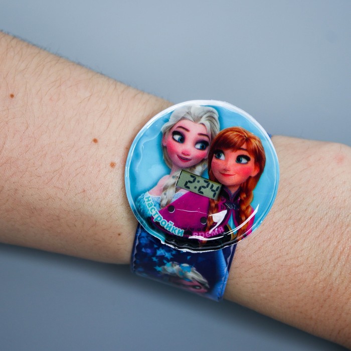 Подарочный набор "Холодное сердце" с часами, 22,5 х 4,5 см