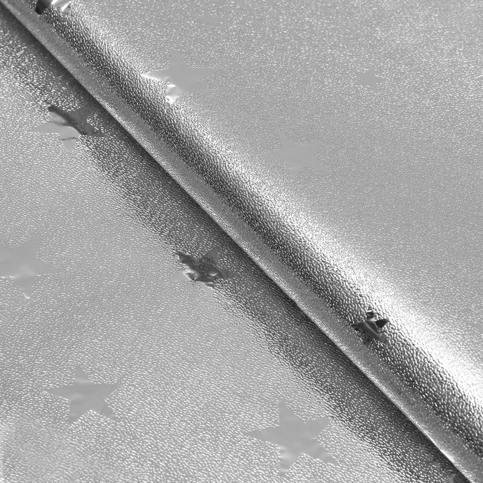 Плёнка с металлизированная "Звездопад", цвет серебристый, 50 х 70 см