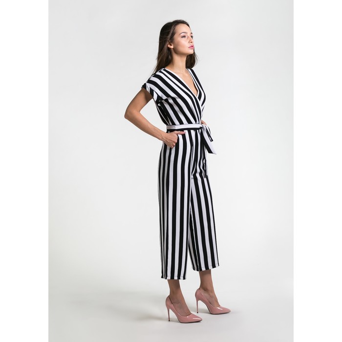 Комбинезон женский 194 цвет чёрный, р-р 42