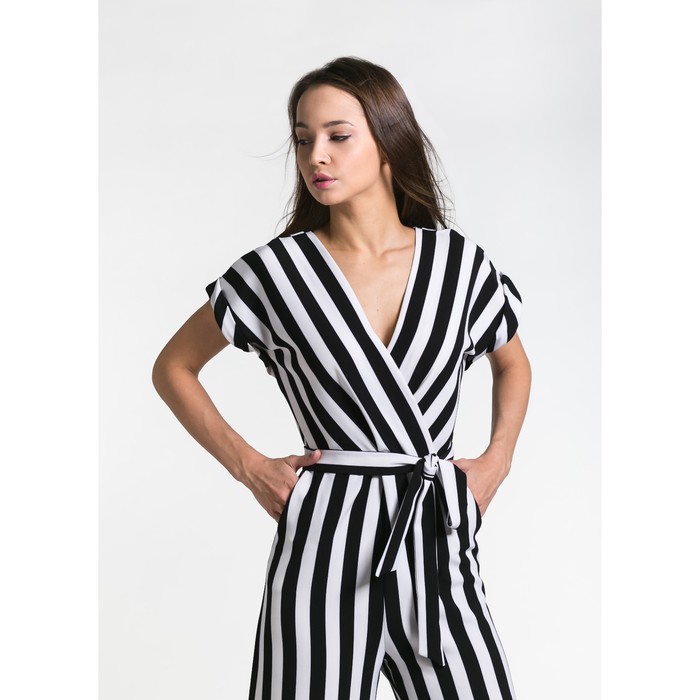 Комбинезон женский 194 цвет чёрный, р-р 42