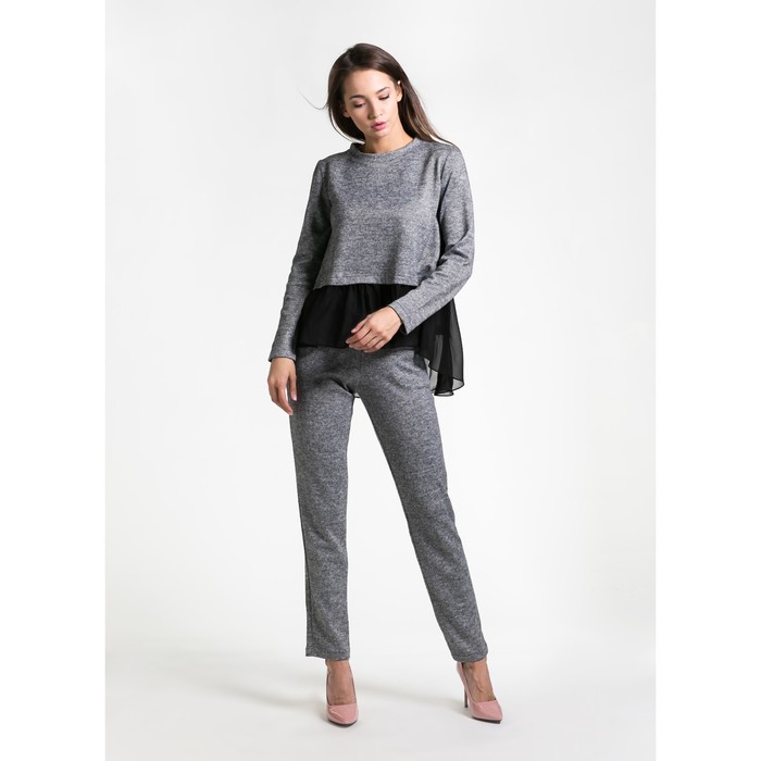 Костюм женский 162 цвет серый, р-р 44