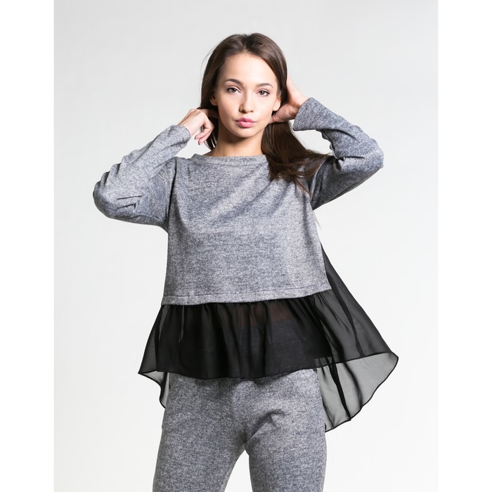 Костюм женский 162 цвет серый, р-р 44