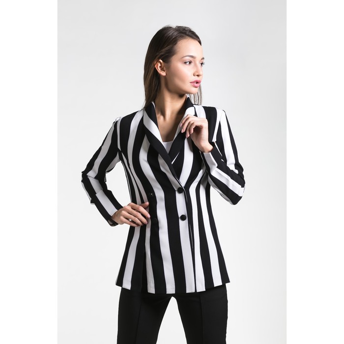 Костюм женский 243 цвет чёрный, р-р 48