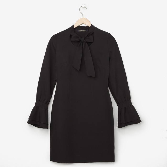 Платье женское 200 цвет чёрный, р-р 46