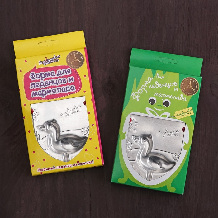 Набор "Уточка" для приготовления леденцов и мармелада, цвет МИКС