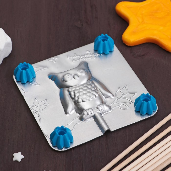 Набор "Сова" для приготовления леденцов и мармелада, цвет МИКС