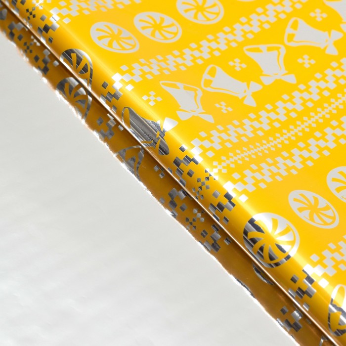 Пленка металлизированная, 50 х 70 см МИКС