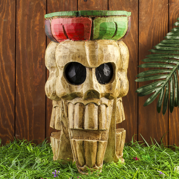 Интерьерный сувенир "Черепа" 21х21х40 см