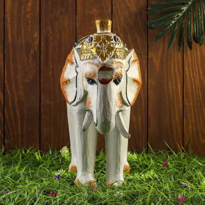 Сувенир дерево "Белый слоник" 45х16х40 см