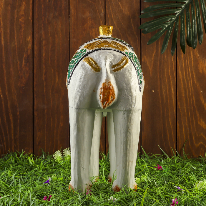 Сувенир дерево "Белый слоник" 45х16х40 см