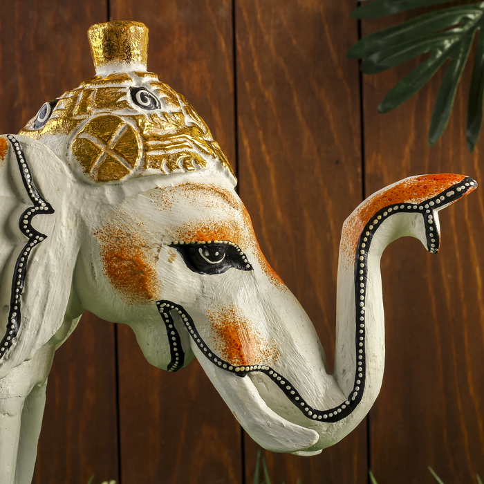 Сувенир дерево "Белый слоник" 45х16х40 см