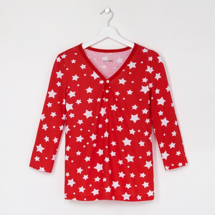 Джемпер женский KAFTAN "Christmas" красн., р-р 44-46, 100% хл