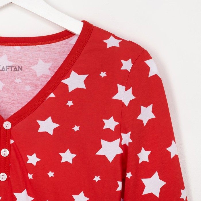 Джемпер женский KAFTAN "Christmas" красн., р-р 44-46, 100% хл