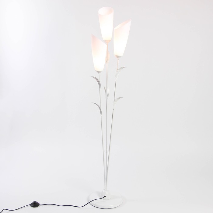 Торшер "Симпл" 3х15Вт E27 белый 28х28х145см. УЦЕНКА