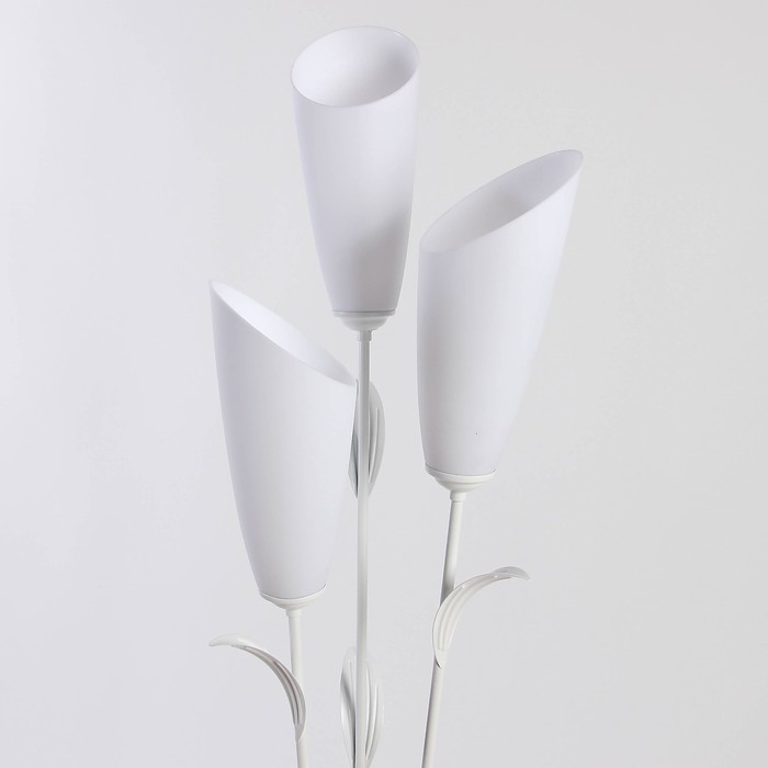 Торшер "Симпл" 3х15Вт E27 белый 28х28х145см. УЦЕНКА