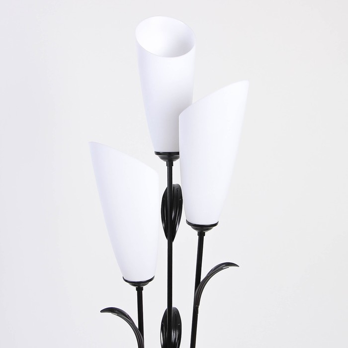 Торшер "Симпл" 3х15Вт E27 черный 28х28х145см. УЦЕНКА