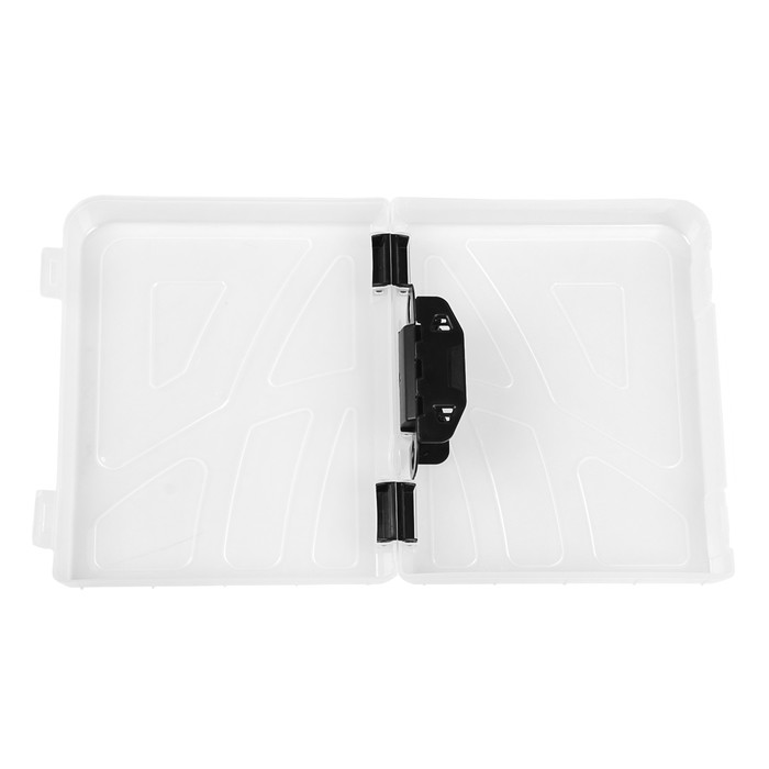 Папка-регистратор пластиковая А4 (317х270х73), 70 мм СТАММ, прозрачная, замок чёрный