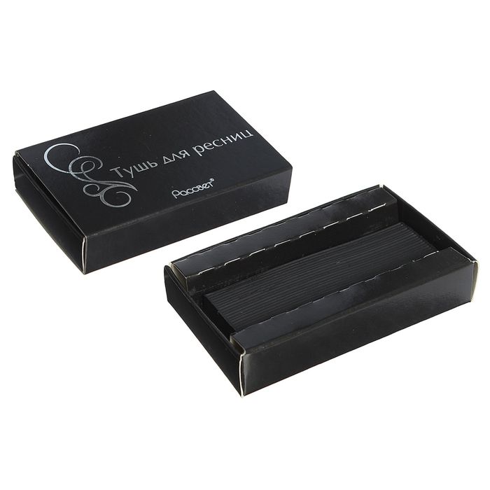 Тушь для ресниц Рассвет твёрдая лесная с прополисом, чёрная, 5 гр