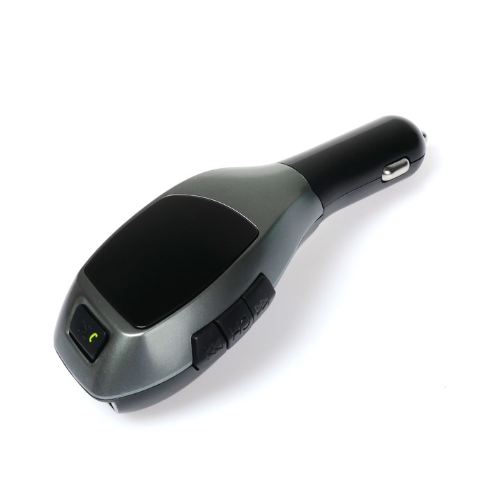 FM - трансмиттер, MP3/WMA/Bluetooth/USB/AUX/MicroSD, черный, FH-32